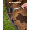 VEVOR Landscape Edging, 20 ft x 2 in Plastic Garden Border Edging with 20 Spikes, No Dig, Flexible Lawn Edgings Roll, UV-Resistant Mini Fence Borders Pathway Edgings for Flower Beds Yard Paver(66ft*4in（L-shaped）)