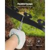 VEVOR Landscape Edging, 20 ft x 2 in Plastic Garden Border Edging with 20 Spikes, No Dig, Flexible Lawn Edgings Roll, UV-Resistant Mini Fence Borders Pathway Edgings for Flower Beds Yard Paver(100ft*1.5in（L-shaped）)