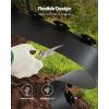 VEVOR Landscape Edging, 20 ft x 2 in Plastic Garden Border Edging with 20 Spikes, No Dig, Flexible Lawn Edgings Roll, UV-Resistant Mini Fence Borders Pathway Edgings for Flower Beds Yard Paver(66ft*4in（L-shaped）)