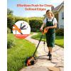 VEVOR Lawn Edger, 8-inch Blade Length, 12 Amp Electric Edger Lawn Tool, 4000 RPM, with 3-Position Blade Depth, 65 Mn, Pivoting Handle, Dual Wheels, for Lawns, Driveways, Yards, and Sidewalk Edges(12 Amp)