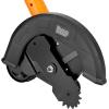 VEVOR Lawn Edger, 8-inch Blade Length, 12 Amp Electric Edger Lawn Tool, 4000 RPM, with 3-Position Blade Depth, 65 Mn, Pivoting Handle, Dual Wheels, for Lawns, Driveways, Yards, and Sidewalk Edges(20 V)