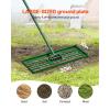 VEVOR Lawn Leveling Rake 30 in. x 10 in. Level Lawn Tool Heavy-Duty Lawn Leveler with 78 in. Steel Extended Handle Rake Suit CPPZP1030000Q4VM8V0