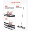 VEVOR Lawn Leveling Rake, 36″x10″ Level Lawn Tool, Heavy-Duty Lawn Leveler with 78″ Steel Extended Handle, Yard Leveling Rake Suit for Garden, Golf Lawn, Farm(10*36*84in (with Roller))