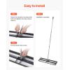 VEVOR Lawn Leveling Rake, 36″x10″ Level Lawn Tool, Heavy-Duty Lawn Leveler with 78″ Steel Extended Handle, Yard Leveling Rake Suit for Garden, Golf Lawn, Farm(10*48*84in (with Roller))