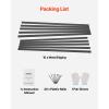 VEVOR Metal Landscape Edging, 8 Packs 72 in Rust-Resistant Aluminum Alloy Landscape Edging, Bendable Garden Edging Border, Heavy Duty Lawn Edging Fence for Flower Bed Yard Pathway(10 Packs 60 in)