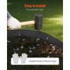 VEVOR Metal Landscape Edging, 8 Packs 72 in Rust-Resistant Aluminum Alloy Landscape Edging, Bendable Garden Edging Border, Heavy Duty Lawn Edging Fence for Flower Bed Yard Pathway(8 Packs 72 in)