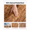 VEVOR Natural Reed Fencing, 4 ft x 13.12 ft, 2 Pack Decorative Natural Reed Fencing Roll, Decorative Fence for Backyard Divider, Privacy Screen Panel Curtain for Balcony Patio Garden Backyard Outdoor(Brown)