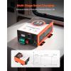 VEVOR RV Power Converter, 65 Amp, 110V AC to 12V DC RV Converter Battery Charger, Multi Stage Smart Charging, 13V to 16.5V Operating Range, Compatible with Lithium & Lead Acid Battery, for Camper(55 AMP)