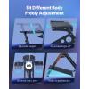 VEVOR Racing Wheel Stand, Heavy-Duty Simulator Cockpit Steering Stand with Dual-Rail Dual-Arm, Fit Logitech G25,G27,G29,G920,G923, Thrustmaster T300RS,TX F458,T500RS,T3PA-PRO (F1/GT) and CSR Pedals(X-shaped lite)