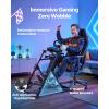 VEVOR Racing Wheel Stand, Heavy-Duty Simulator Cockpit Steering Stand with Dual-Rail Dual-Arm, Fit Logitech G25,G27,G29,G920,G923, Thrustmaster T300RS,TX F458,T500RS,T3PA-PRO (F1/GT) and CSR Pedals(X-shaped Pro)