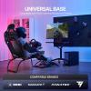 VEVOR Racing Wheel Stand, Racing Cockpit with Wheels for Logitech G923 G920 G29 & Thrustmaster T248P, Heavy Duty Steel Adjustable Cockpit, Max Load 330 LBS(Portable Large Base)