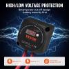 VEVOR Split Charge Relay Kit, 6mtr 12V, Automatic Dual Battery Isolator Kit with 140AMP Voltage Sense Relay VSR, Compatible with RV Marine Car Vehicle Truck Caravan Camper Yacht ATV UTV Boats Workshop(140 AMP Kit)