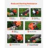 VEVOR String Trimmer, 26cc 2 in 1 Weed Eater, 17″ Grass Trimmer with 10″ Brush Cutter, Weed Eater Gas Powered Shoulder Strap & 3T Blade, 2-Stroke Weed Wacker Gas for Quick Grass Cleaning(26 CC)