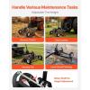 VEVOR Tow Behind Dethatcher, 48-inch Tow Dethatcher with 24 Spring Steel Tines, Lawn Dethatcher Rake for ATV or Mower, Tow Behind Lawn Rake with Lift Handle for Garden Farm Grass(48″ Dethatcher with Height Adjustment)