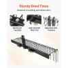 VEVOR Tow Behind Dethatcher, 48-inch Tow Dethatcher with 24 Spring Steel Tines, Lawn Dethatcher Rake for ATV or Mower, Tow Behind Lawn Rake with Lift Handle for Garden Farm Grass(72″ Tow Behind Dethatcher)