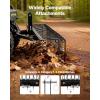 VEVOR Tow Behind Dethatcher, 48-inch Tow Dethatcher with 24 Spring Steel Tines, Lawn Dethatcher Rake for ATV or Mower, Tow Behind Lawn Rake with Lift Handle for Garden Farm Grass(60″ Tow Behind Landscape Rake)