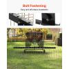 VEVOR Tow Behind Dethatcher, 48-inch Tow Dethatcher with 24 Spring Steel Tines, Lawn Dethatcher Rake for ATV or Mower, Tow Behind Lawn Rake with Lift Handle for Garden Farm Grass(60″ Tow Behind Dethatcher)