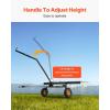 VEVOR Tow Behind Dethatcher, 48-inch Tow Dethatcher with 24 Spring Steel Tines, Lawn Dethatcher Rake for ATV or Mower, Tow Behind Lawn Rake with Lift Handle for Garden Farm Grass(60″ Tow Behind Dethatcher)