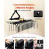 VEVOR Tow Behind Dethatcher, 48-inch Tow Dethatcher with 24 Spring Steel Tines, Lawn Dethatcher Rake for ATV or Mower, Tow Behind Lawn Rake with Lift Handle for Garden Farm Grass(50″ Dethatcher with 3-Point Attachments)