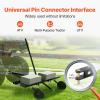 VEVOR Tow Behind Dethatcher, 48-inch Tow Dethatcher with 24 Spring Steel Tines, Lawn Dethatcher Rake for ATV or Mower, Tow Behind Lawn Rake with Lift Handle for Garden Farm Grass(48″ ATV Rake)
