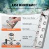 VEVOR Ultrasonic Mist Maker 12 Head, 9000mL/H Ultrasonic Fogger, Mist Maker with 300W IP67 Waterproof Power Supply, Buoy, Replacement Discs, for Pond, Garden, Rockery, Greenhouse, Halloween Decoration(10 Head)