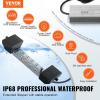 VEVOR Ultrasonic Mist Maker 12 Head, 9000mL/H Ultrasonic Fogger, Mist Maker with 300W IP67 Waterproof Power Supply, Buoy, Replacement Discs, for Pond, Garden, Rockery, Greenhouse, Halloween Decoration(12 Head)