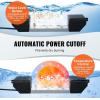 VEVOR Ultrasonic Mist Maker 12 Head, 9000mL/H Ultrasonic Fogger, Mist Maker with 300W IP67 Waterproof Power Supply, Buoy, Replacement Discs, for Pond, Garden, Rockery, Greenhouse, Halloween Decoration(10 Head)