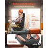VEVOR Universal Forklift Seat, Tractor Seat with Adjustable Back, Armrest, Headrest & Safety Belt, Secure Tractor Seat with Micro Switch, Ergonomic Lawnmower Seat for Skid Loader Bulldozer