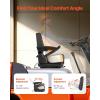 VEVOR Universal Forklift Seat, Tractor Suspension Seat with Adjustable Back, Armrest & Safety Belt, Secure Fold Down Tractor Seat with Micro Switch, Lawnmower Seat for Skid Loader Bulldozer
