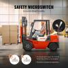 VEVOR Universal Tracor Seat, Lawn Mower Seat with Micro Switch and Drainage Holes, 6.3-11.8 inch Extended Slot Tractor Seat for Tractor Loader Excavator(One piece style)