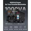 VEVOR Voltage Converter Transformer, 2000W, Heavy Duty Step Up/Down Transformer, Convert from 110 Volt to 220 Volt and from 220 Volt to 110 Volt, with US Outlet EU Outlet 5V USB Port, CE Certified(1000W)