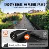 VEVOR Weed Barrier Fabric Heavy Duty, 1.4x50FT 3.2oz Landscape Fabric, Woven Weed Blocker Fabrics, Garden Fabrics Weeds Barrier, Weeds Control Ground Cover, Geotextile Webbing, Gardening Mat, Black(3FT*300FT-3.2OZ)