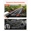 VEVOR Weed Barrier Fabric Heavy Duty, 1.4x50FT 3.2oz Landscape Fabric, Woven Weed Blocker Fabrics, Garden Fabrics Weeds Barrier, Weeds Control Ground Cover, Geotextile Webbing, Gardening Mat, Black(4FT*50FT*2Packs-3.2oz)