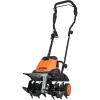 VEVOR 10 Amp Electric Tiller, 14″ Tilling Width 3.94″ Tilling Depth Corded Electric Tiller/Cultivator, Steel Mn Tines, Rototiller for Garden Lawn Soil Digging(12 Amp  18″ width)