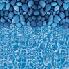 VEVOR 24-ft Round Above Ground Pool Liner, Unibead Pool Liners, Standard Gauge, 52inch Wall Height, Designed for Steel Sided Above-Ground Swimming Pools(Oval)