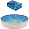 VEVOR 24-ft Round Above Ground Pool Liner, Unibead Pool Liners, Standard Gauge, 52inch Wall Height, Designed for Steel Sided Above-Ground Swimming Pools(Round)