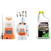 VEVOR 4 Gallon Battery Powered Backpack Sprayer Bundle with Gordon’s 20 Ounce SpeedZone Lawn Weed Killer