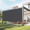 VEVOR 90% Sun Shade Cloth, 10 x 12 ft Pergola Shade Cover with Stainless Steel Grommets, Sun Shades Canopy Privacy Screen with 140 GSM HDPE Material, for Outdoor, Patio, Garden, and Backyard (Brown)(10 x 12 ft Black)