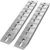VEVOR Aluminum Ramps, 1250lbs, Straight Ramp with Treads and Load Straps, Portable Loading Ramp for Motorcycles, ATVs, Trucks, Lawn Mower, Dirt Bike, Garden Tractor, 78″ L x 12″ W, 2Pcs(6000lbs)
