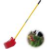 VEVOR Broad Fork, 5-Tine Pitchfork with Dual Fiberglass Handles, Heavy Duty Garden Fork, Ergonomic U-Shaped Design Broadfork Hand Tiller, Gardening Tool for Composting Transplanting Aeration(18-Tine)
