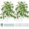 VEVOR Cucumber Trellis, No Assembly Required, 39″ High 2 Pack Foldable A-Frame Garden Trellises for Raised Bed, Metal Rustproof Outdoor Climbing Plant Support for Vine, Peas, Beans, Tomato, Flowers(39″ x 32″)