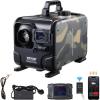 VEVOR Diesel Heater 8KW, DC 12V/24V, All in One Portable Diesel Air Heater with Bluetooth APP Control, Remote Control and LCD Screen, 1.9 Gal Fuel Tank for Trucks, Vans, RVs, Campers, and Garages(Camouflage Round)