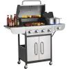 4+1 Burner Stainless Steel