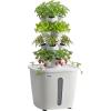 VEVOR Hydroponic Tower, 20 Pods 4 Tiers Hydroponics Growing System Kit, Vertical Home Hydronic Garden with 20L Water Tank & Pump, Planter Plants Germination Kit for Indoor Herbs, Fruits, Vegetables