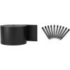 VEVOR Landscape Edging, 10 inch Depth 150 ft Total Length, Recycled HDPE Coiled Terrace Board, Flexible Bender Border & EasyFlex 10 in. Landscape Anchoring Stake Pack