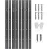 VEVOR Metal Landscape Edging, 8 Packs 72 in Rust-Resistant Aluminum Alloy Landscape Edging, Bendable Garden Edging Border, Heavy Duty Lawn Edging Fence for Flower Bed Yard Pathway(8 Packs 72 in)