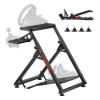 VEVOR Racing Wheel Stand, Heavy-Duty Simulator Cockpit Steering Stand with Dual-Rail Dual-Arm, Fit Logitech G25,G27,G29,G920,G923, Thrustmaster T300RS,TX F458,T500RS,T3PA-PRO (F1/GT) and CSR Pedals(X-shaped lite)