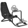 VEVOR Racing Wheel Stand, Heavy-Duty Simulator Cockpit Steering Stand with Dual-Rail Dual-Arm, Fit Logitech G25,G27,G29,G920,G923, Thrustmaster T300RS,TX F458,T500RS,T3PA-PRO (F1/GT) and CSR Pedals(Integrated Cockpit)