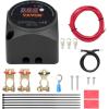 VEVOR Split Charge Relay Kit, 6mtr 12V, Automatic Dual Battery Isolator Kit with 140AMP Voltage Sense Relay VSR, Compatible with RV Marine Car Vehicle Truck Caravan Camper Yacht ATV UTV Boats Workshop(140 AMP Kit)