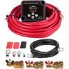 VEVOR Split Charge Relay Kit, 6mtr 12V, Automatic Dual Battery Isolator Kit with 140AMP Voltage Sense Relay VSR, Compatible with RV Marine Car Vehicle Truck Caravan Camper Yacht ATV UTV Boats Workshop(140 AMP Kit for Lithium)